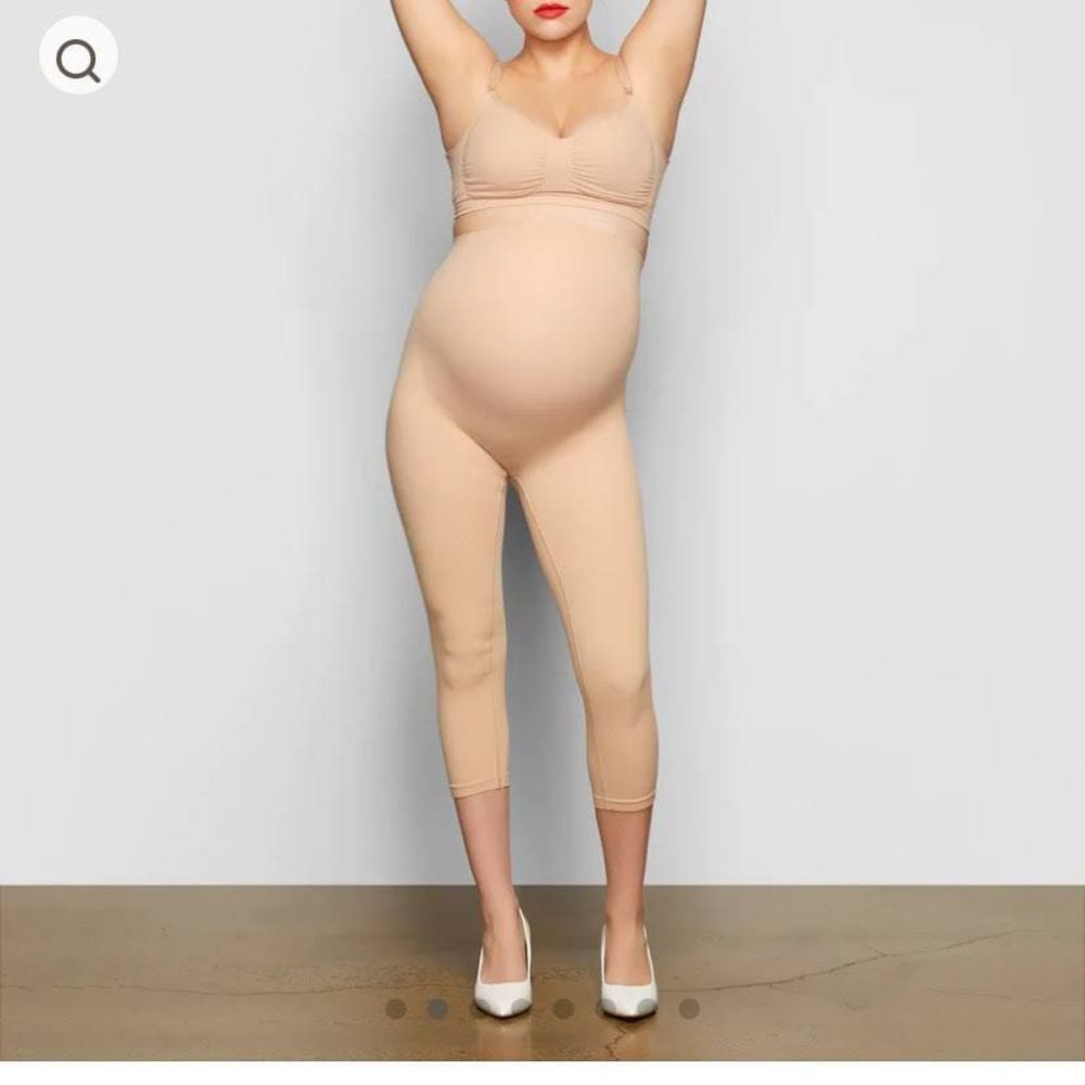 SKIMS Maternity Shapewear Leggings Open Gusset - XXS/XS - Picture 2 of 4